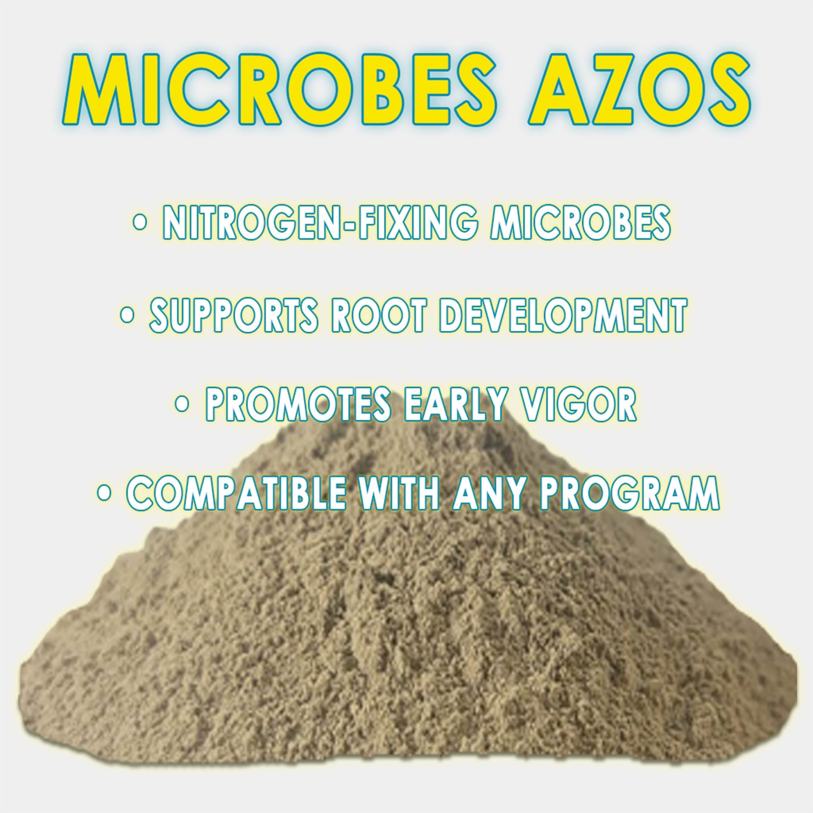RAW Microbes Azos | Nitrogen-Fixing Bacteria | Root Inoculant