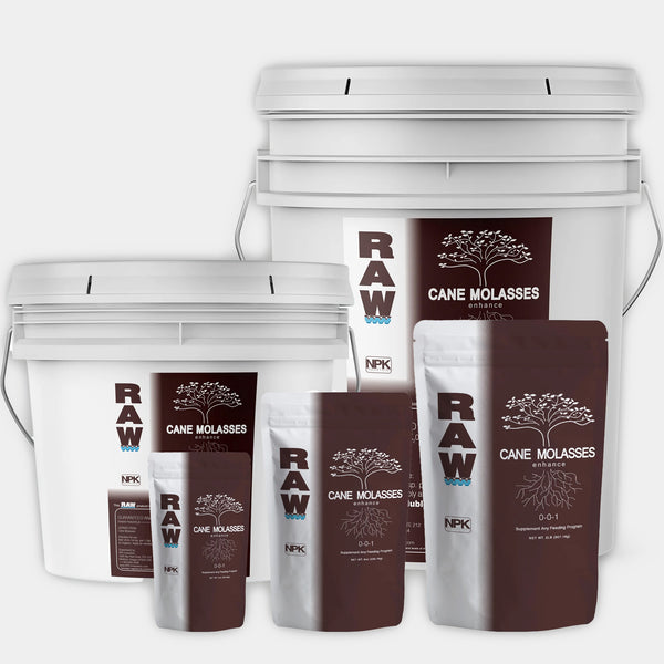 RAW Cane Molasses water soluble powder fertilizer supplement, concentrated molasses carbon source for soil health, microbes, compost tea, and gardening