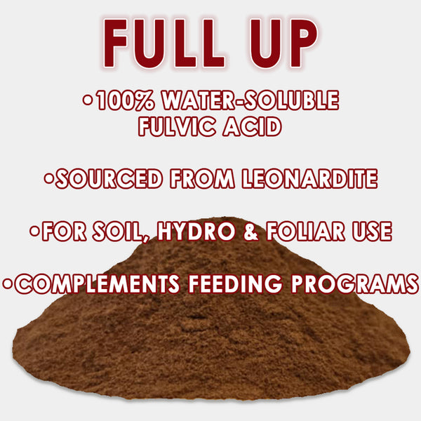 RAW Full Up | Fulvic Acid Biostimulant | 100% Water-Soluble Humates