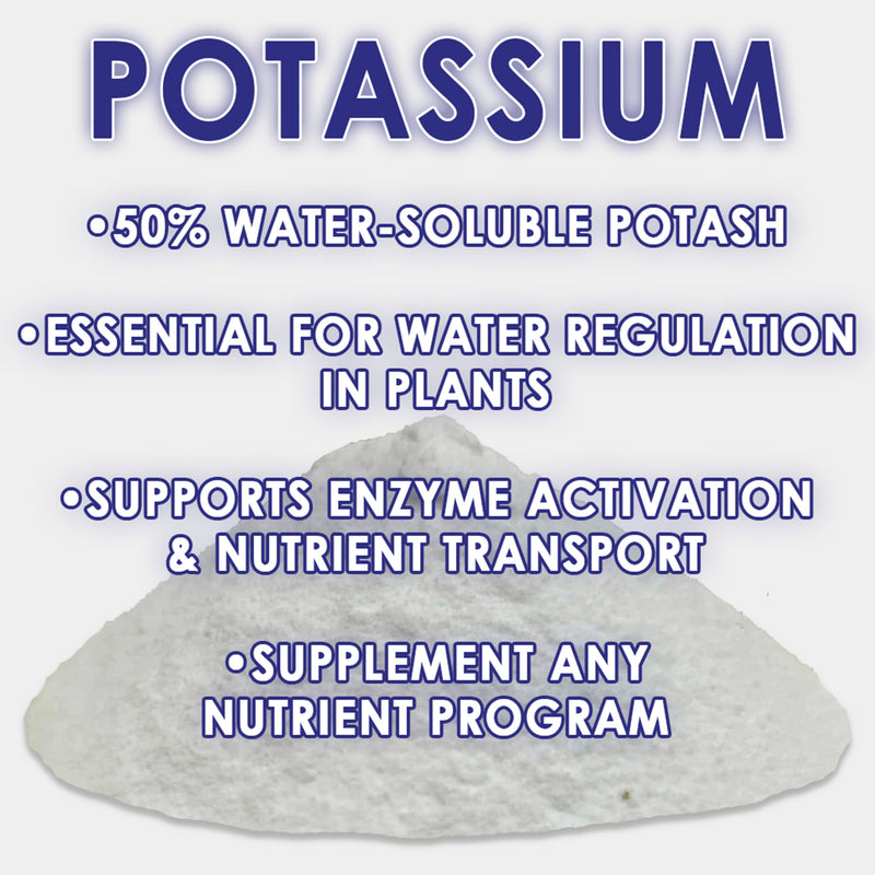 RAW Potassium | 50% Water-Soluble Potash | Potassium Sulfate Supplement