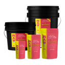 RAW Microbes Bloom beneficial bacteria and fungi supplement for the bloom stage, high CFU count, water soluble, double tested for quality, supports soil, coco, and hydroponic systems.